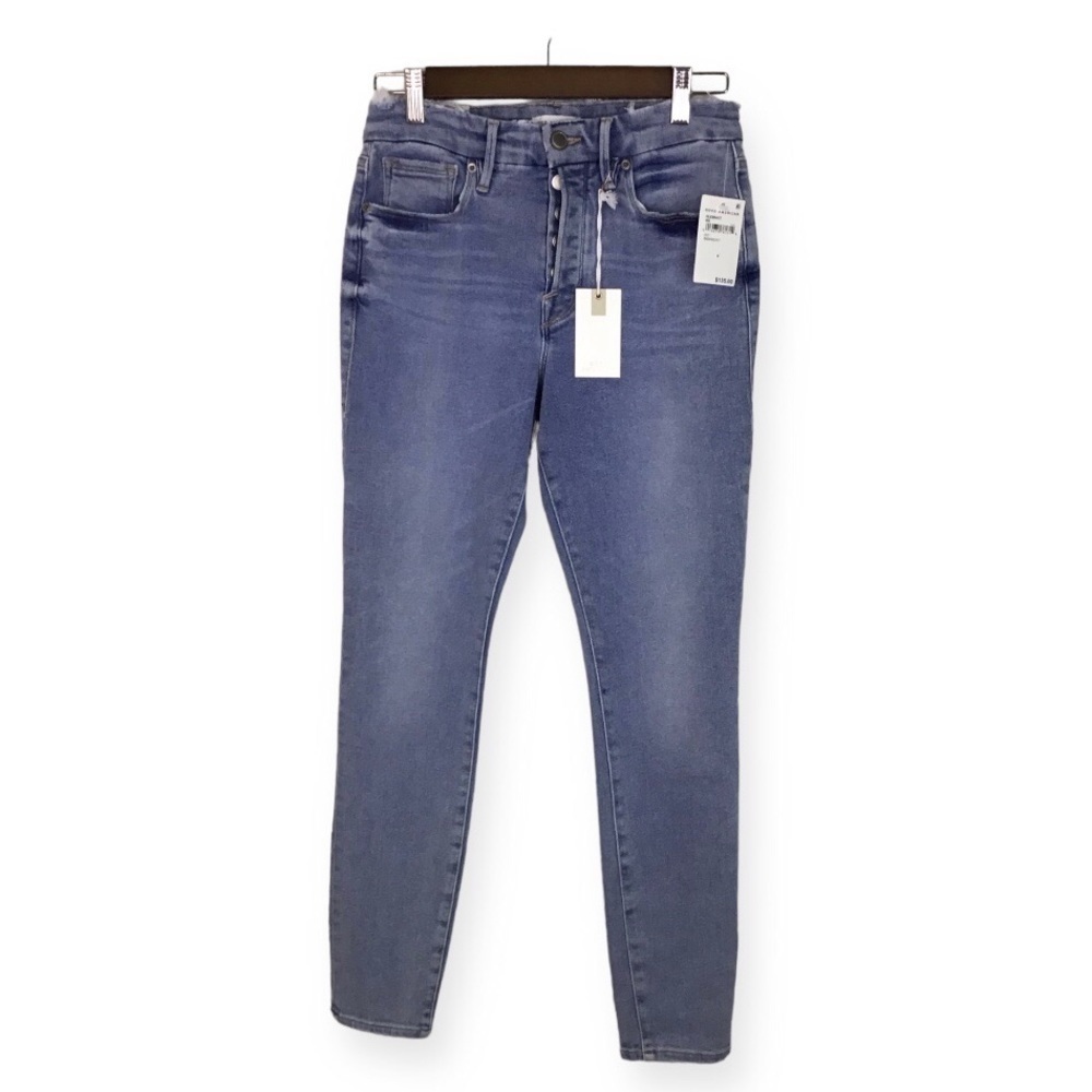 NWT Good American Good Legs Jean Indigo 317 Size 28.